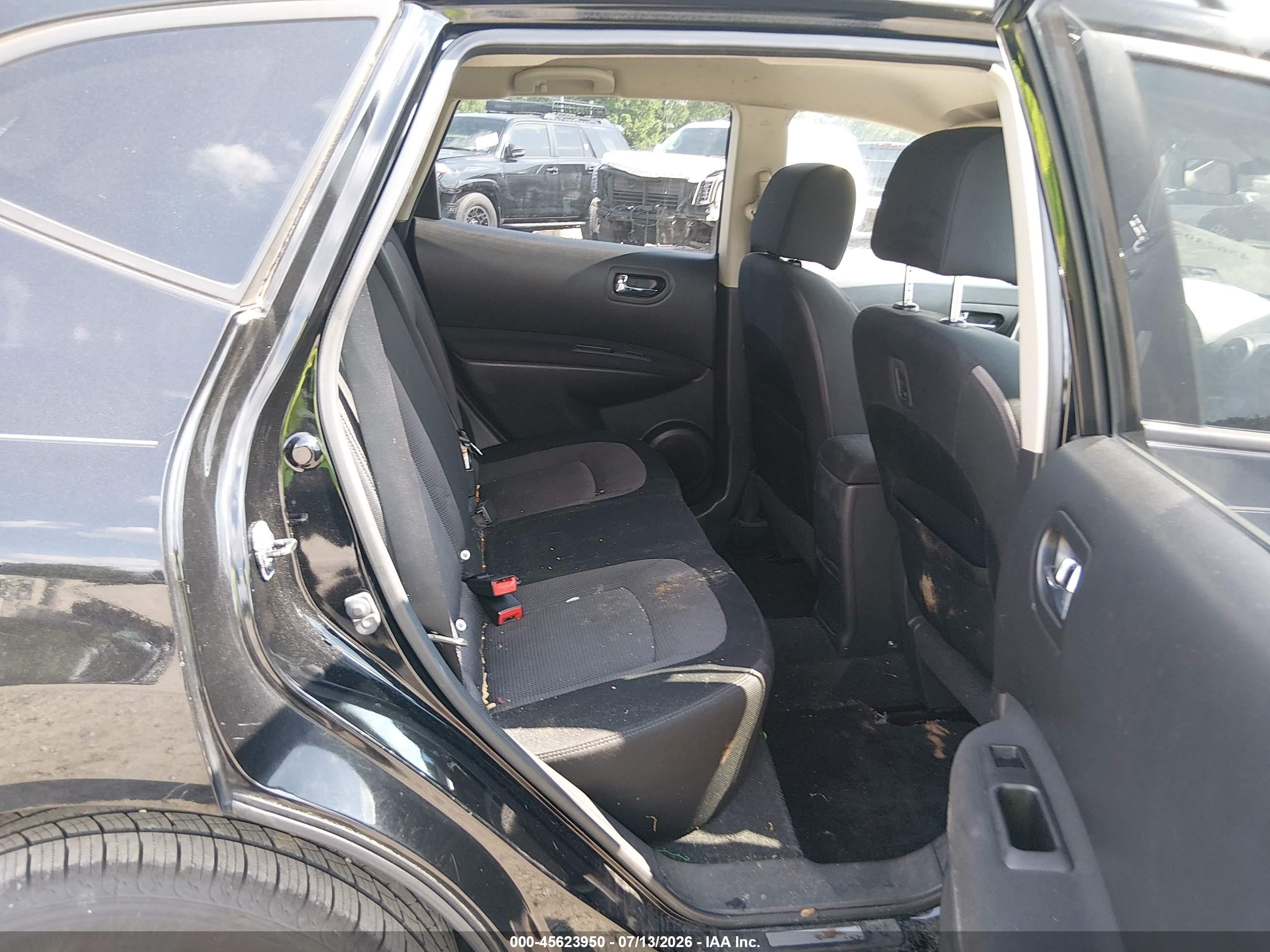 2010 Nissan Rogue Sl Black vin: JN8AS5MV0AW100443