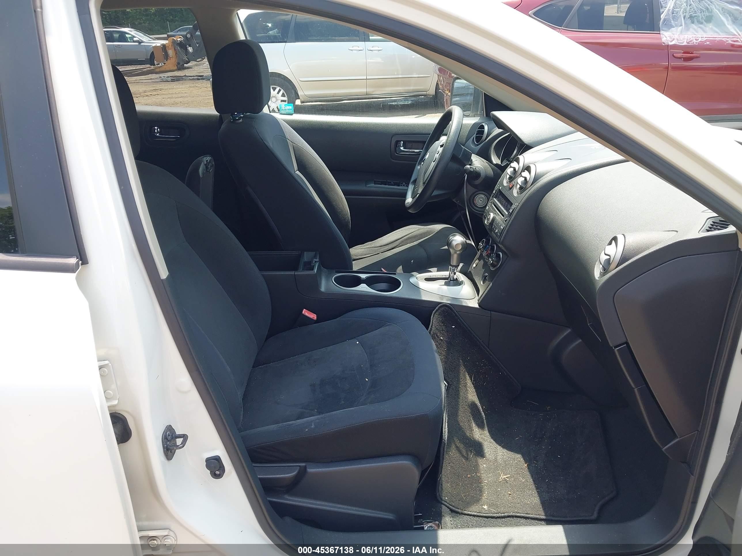 2010 Nissan Rogue S White vin: JN8AS5MV0AW101804