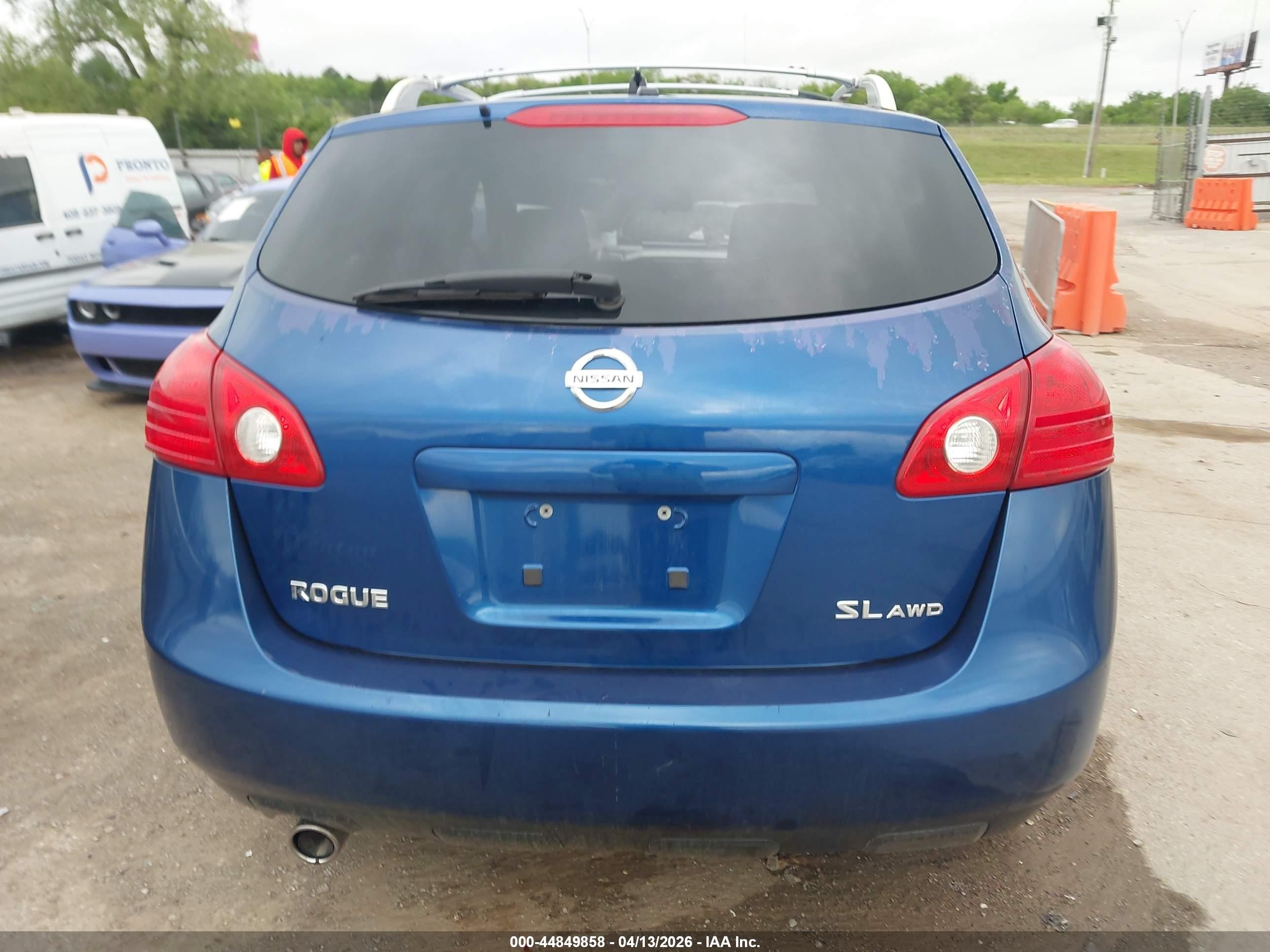 2010 Nissan Rogue Sl Blue vin: JN8AS5MV0AW107764