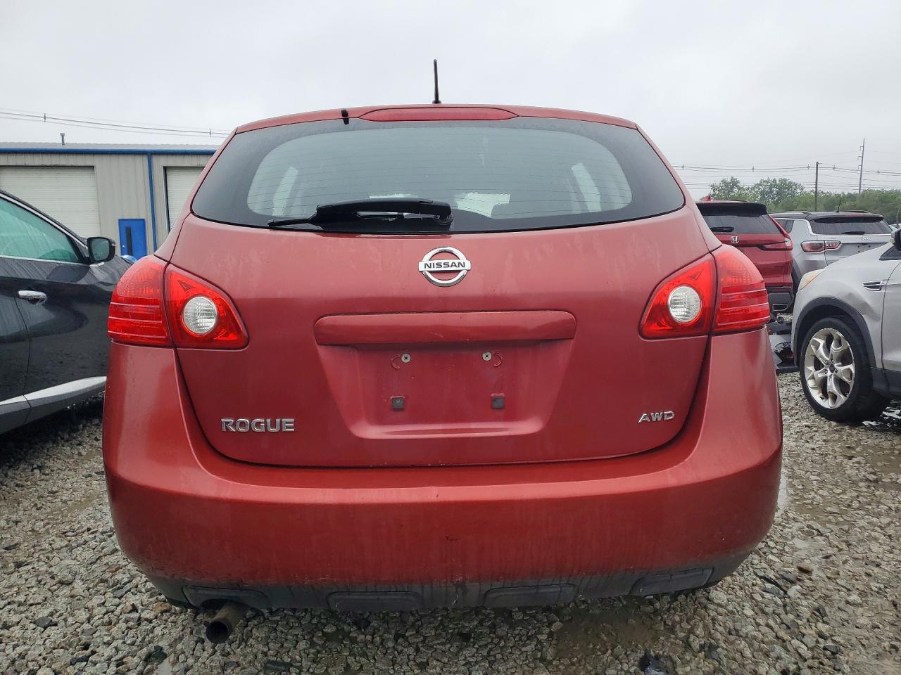2010 Nissan Rogue S Красный vin: JN8AS5MV0AW127819