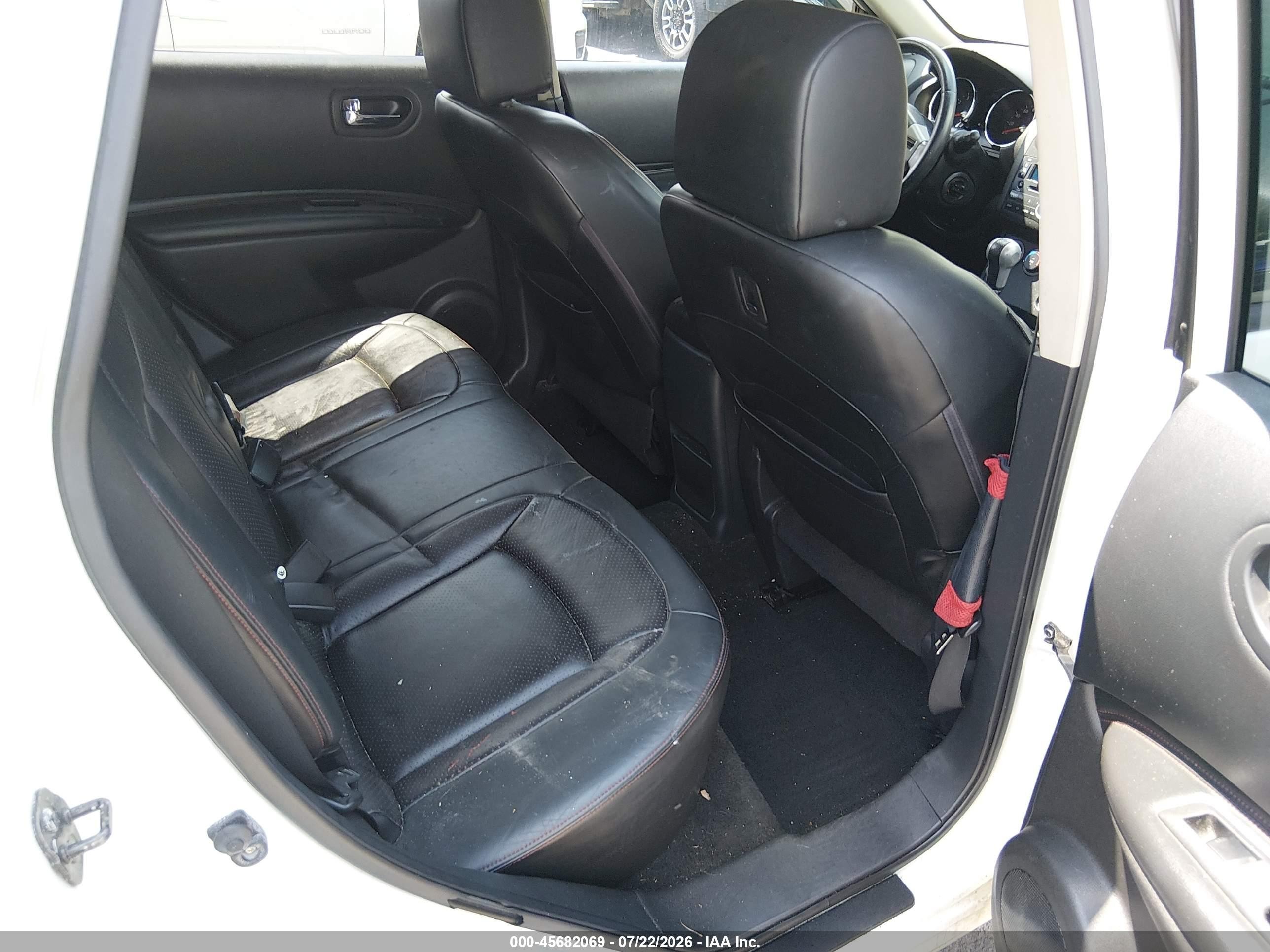 2010 Nissan Rogue Sl White vin: JN8AS5MV0AW130929