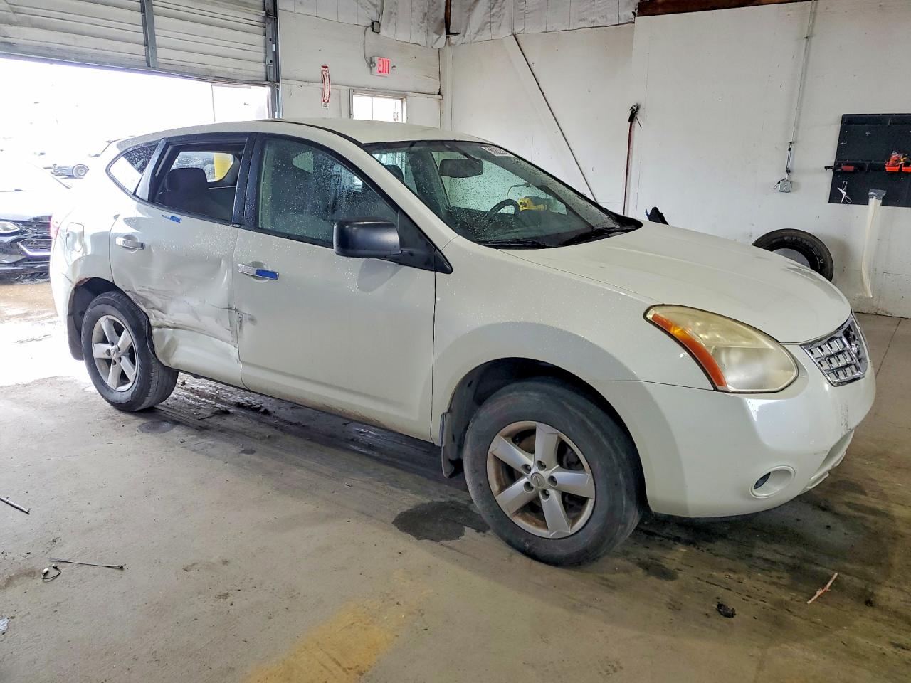2010 Nissan Rogue S White vin: JN8AS5MV0AW141672