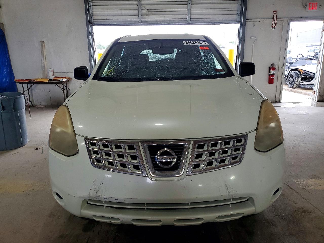 2010 Nissan Rogue S White vin: JN8AS5MV0AW141672