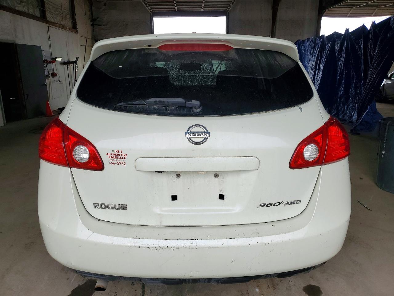 2010 Nissan Rogue S White vin: JN8AS5MV0AW141672