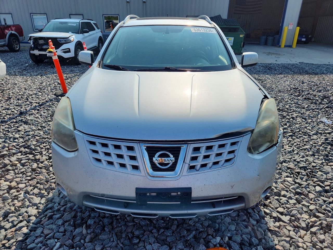 2010 Nissan Rogue S Silver vin: JN8AS5MV0AW142448