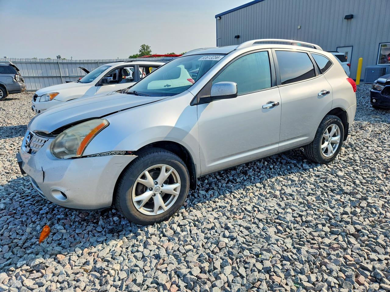 2010 Nissan Rogue S Silver vin: JN8AS5MV0AW142448