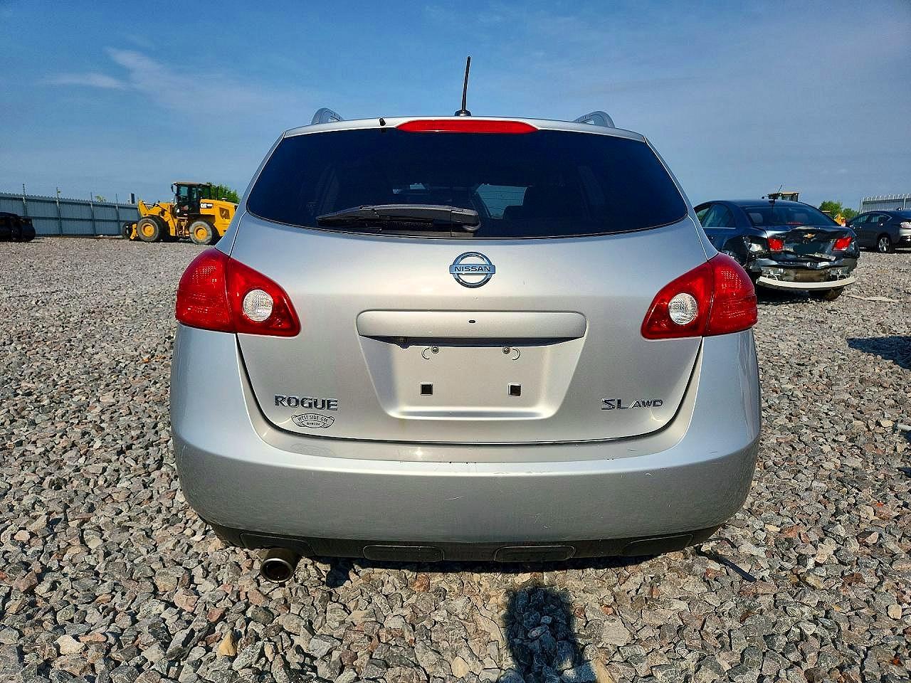 2010 Nissan Rogue S Silver vin: JN8AS5MV0AW142448