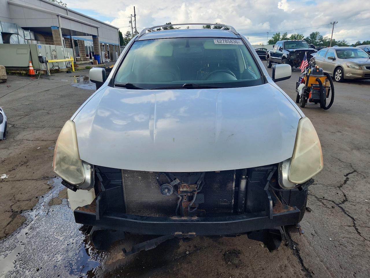 2010 Nissan Rogue S Silver vin: JN8AS5MV0AW604152