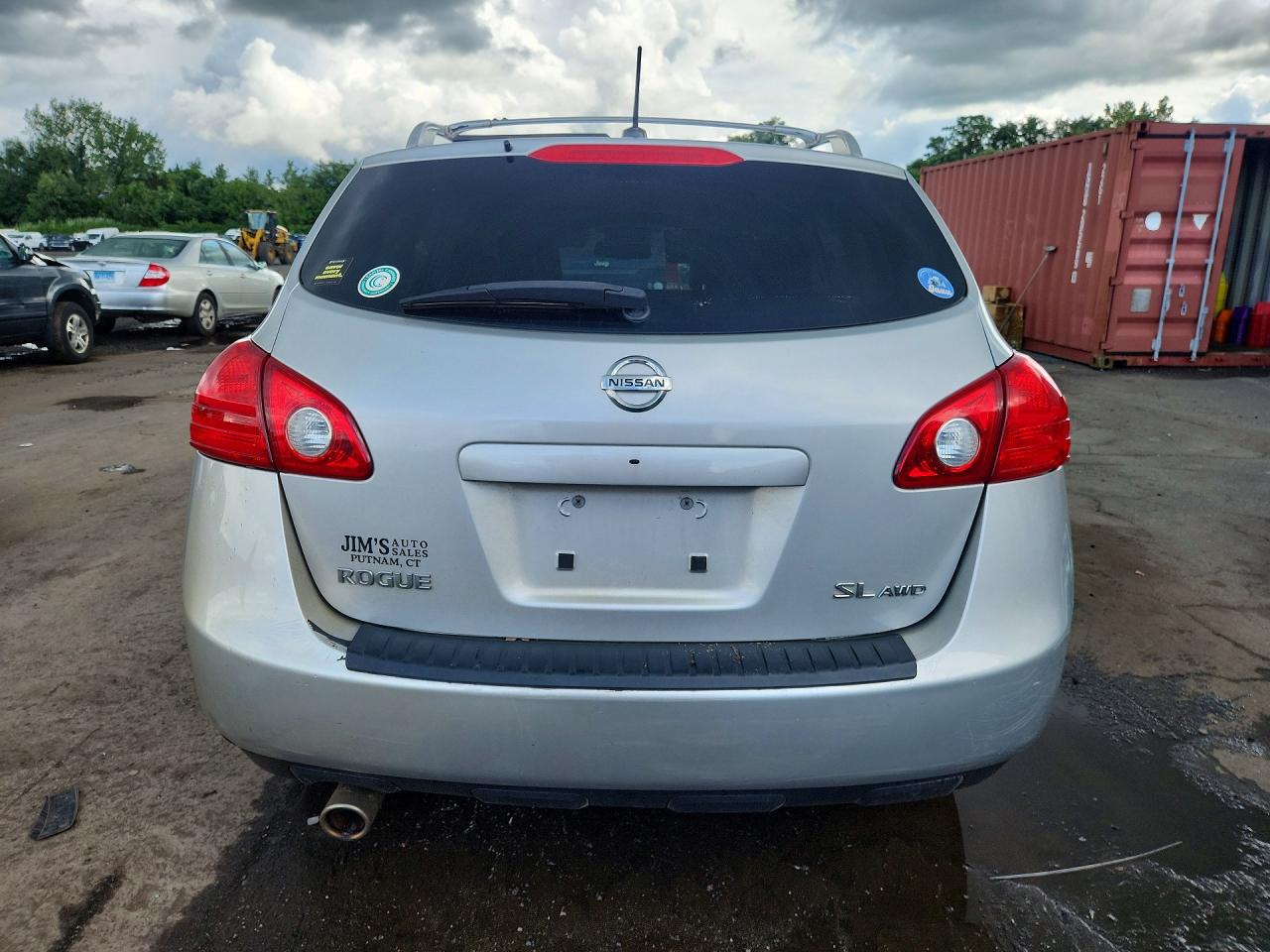 2010 Nissan Rogue S Silver vin: JN8AS5MV0AW604152