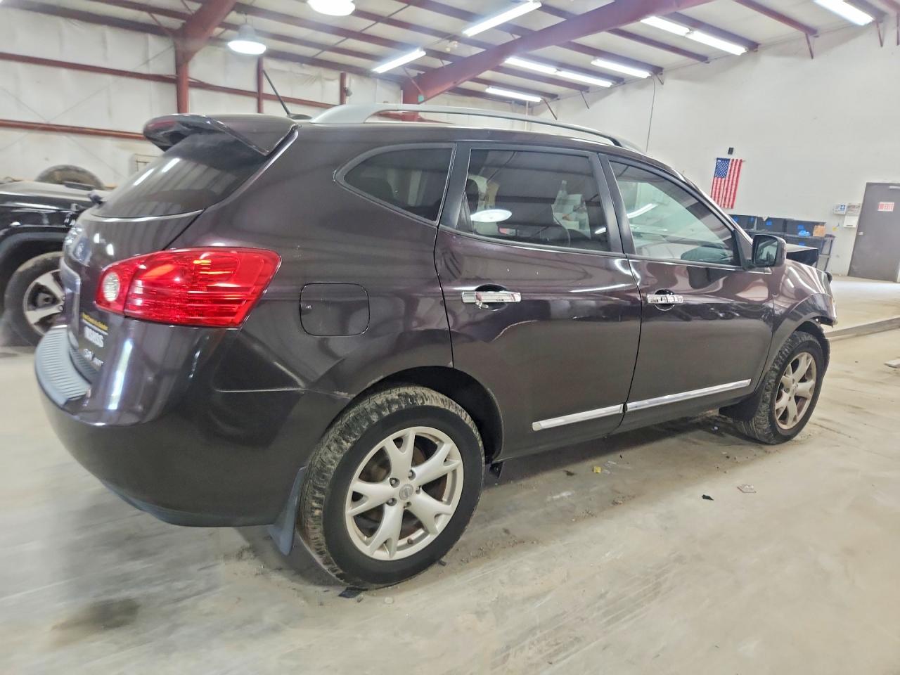2011 Nissan Rogue S Темно-бордовый vin: JN8AS5MV0BW254331