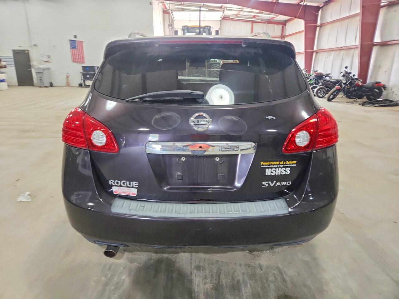 2011 Nissan Rogue S Темно-бордовый vin: JN8AS5MV0BW254331