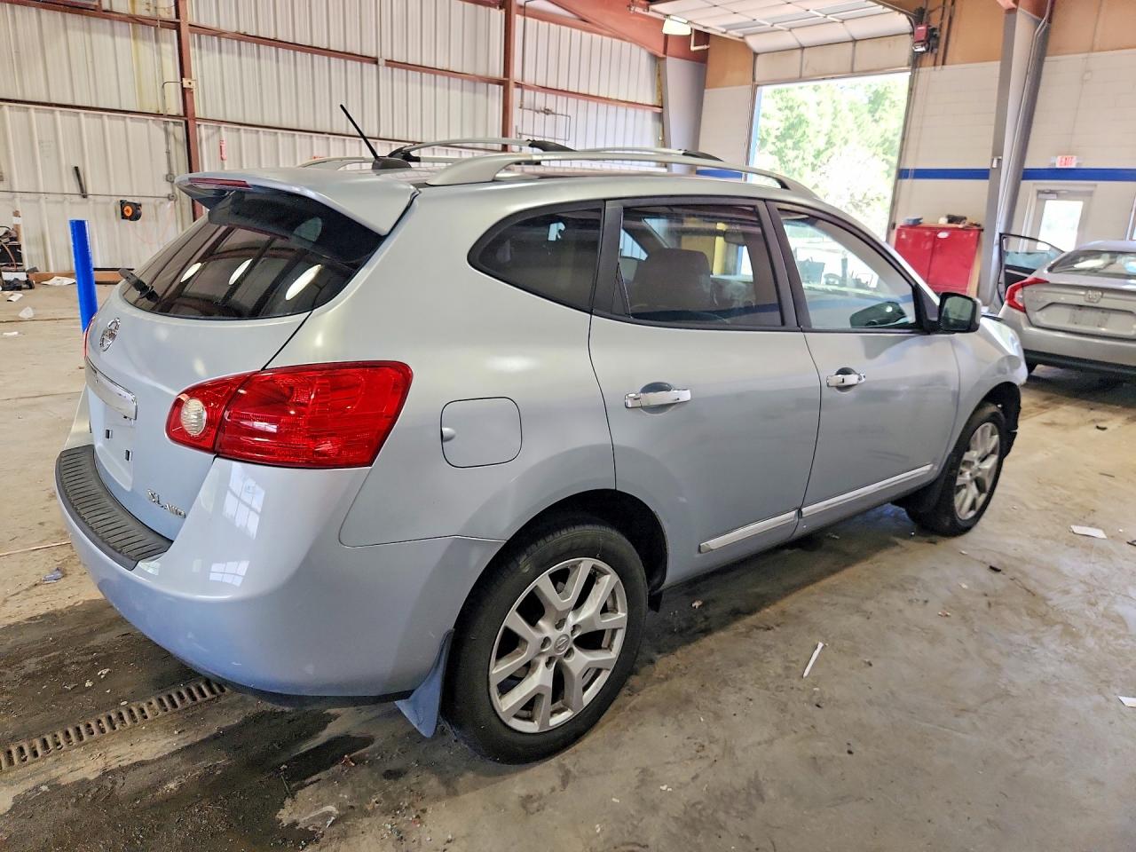 2011 Nissan Rogue S Blue vin: JN8AS5MV0BW255575