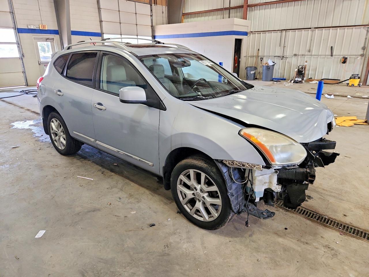 2011 Nissan Rogue S Blue vin: JN8AS5MV0BW255575