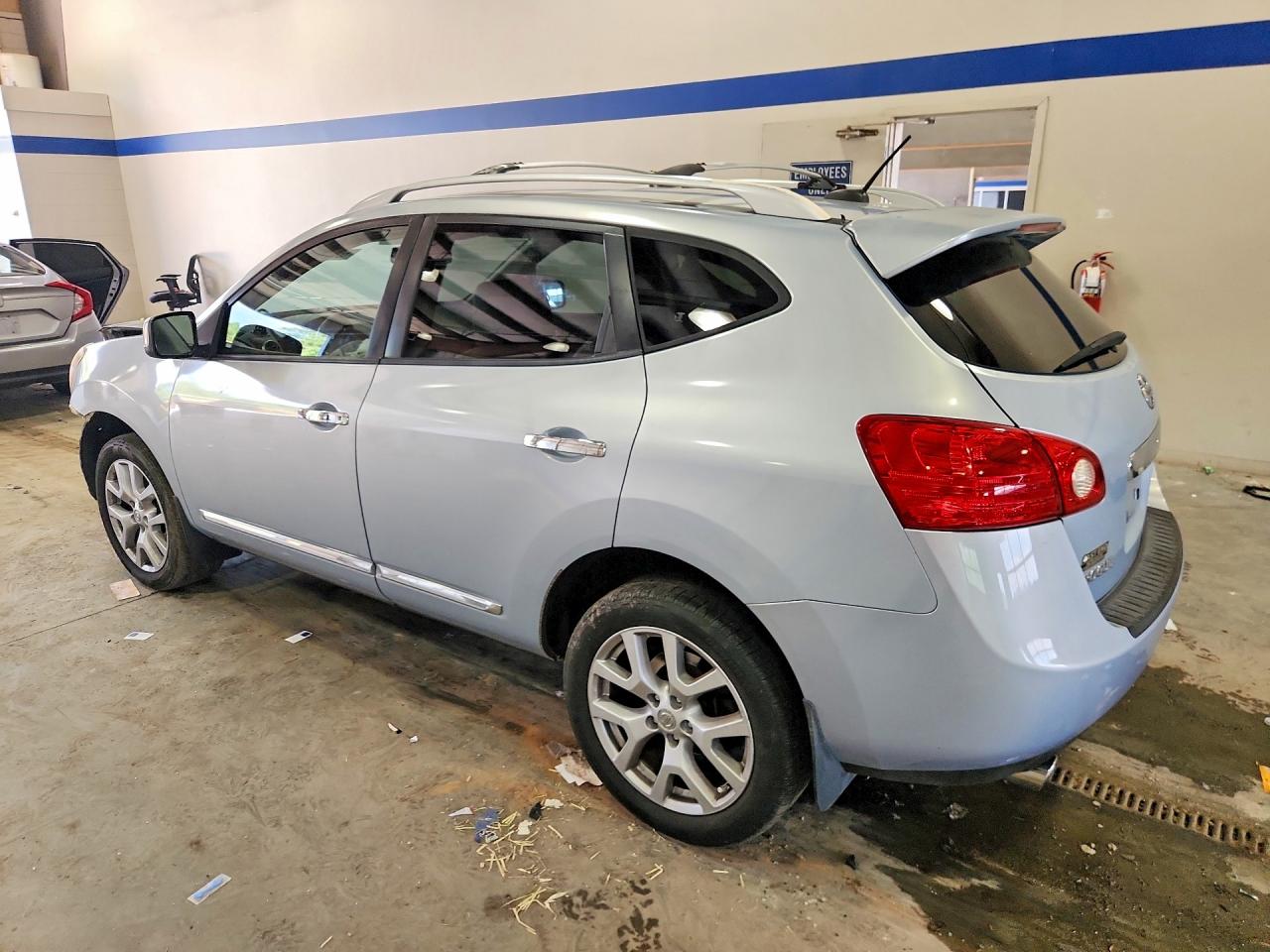 2011 Nissan Rogue S Blue vin: JN8AS5MV0BW255575