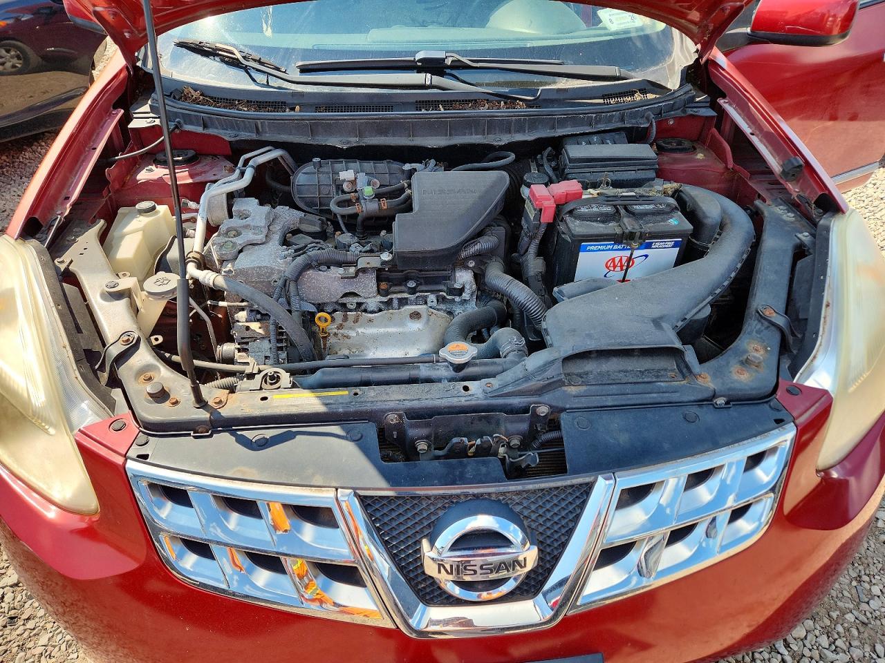 2011 Nissan Rogue S Красный vin: JN8AS5MV0BW258427