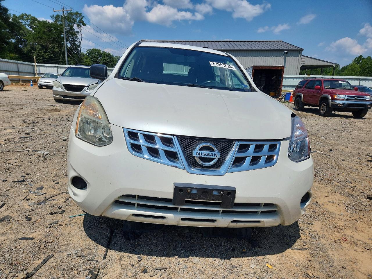 2011 Nissan Rogue S Белый vin: JN8AS5MV0BW260176