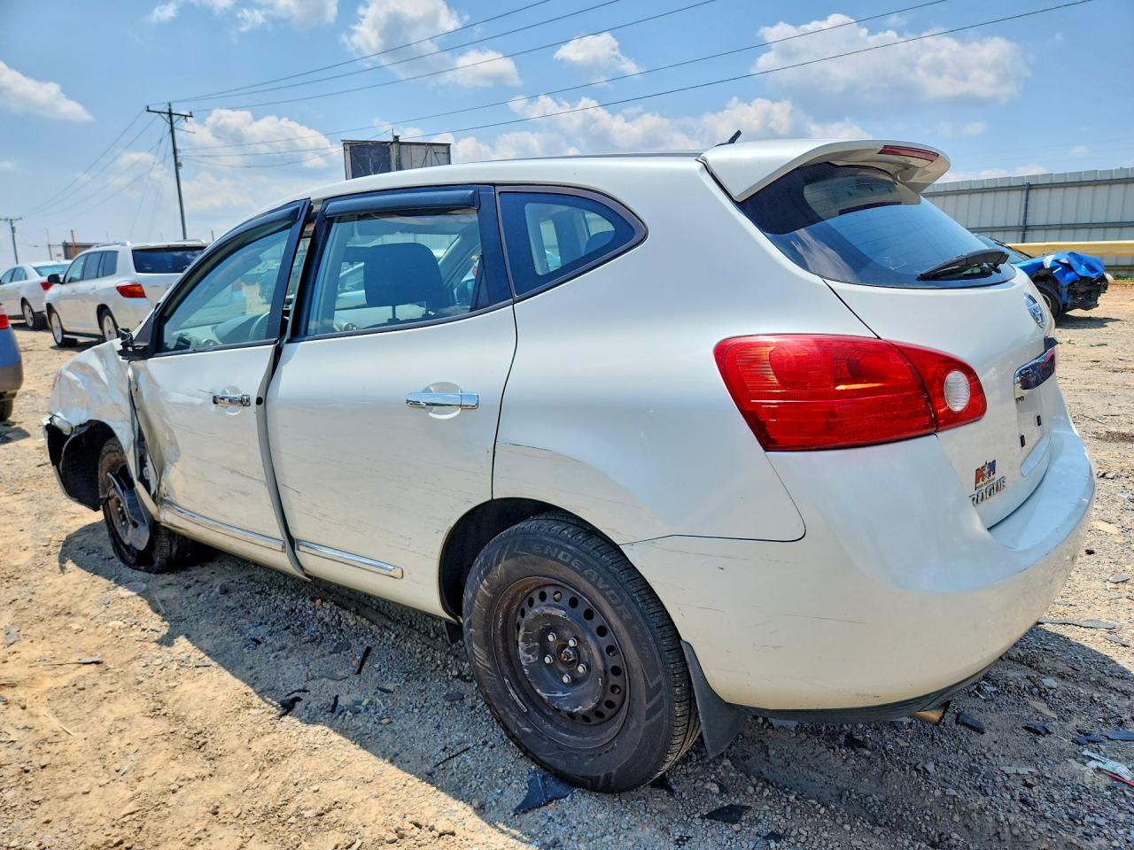 2011 Nissan Rogue S Белый vin: JN8AS5MV0BW260176