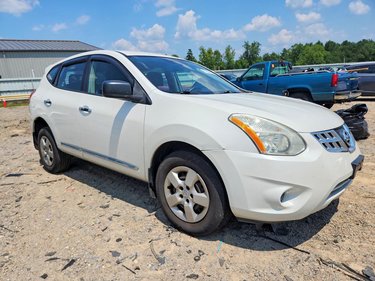 2011 Nissan Rogue S Белый vin: JN8AS5MV0BW260176