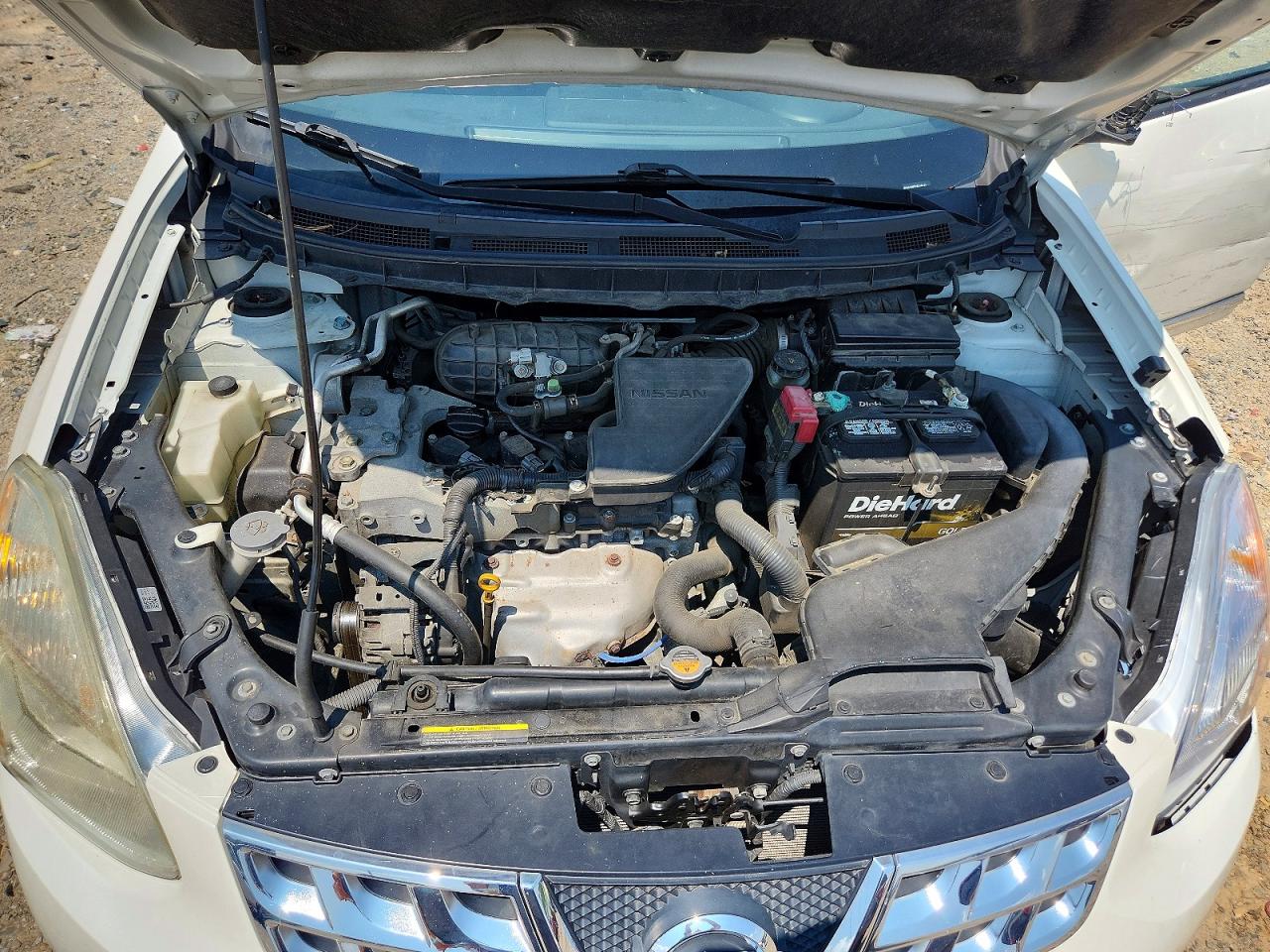 2011 Nissan Rogue S Белый vin: JN8AS5MV0BW260176