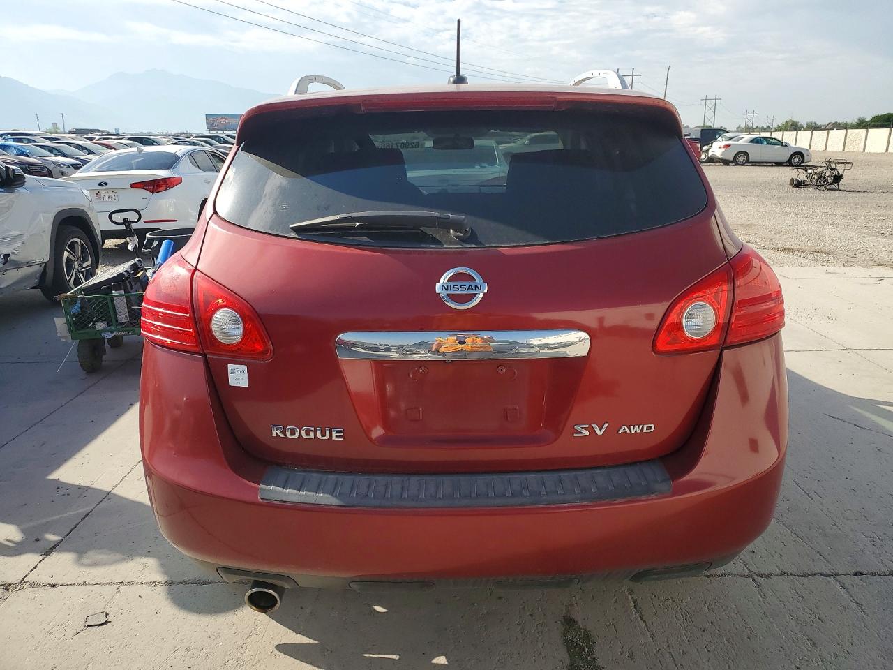 2011 Nissan Rogue S Burgundy vin: JN8AS5MV0BW260713