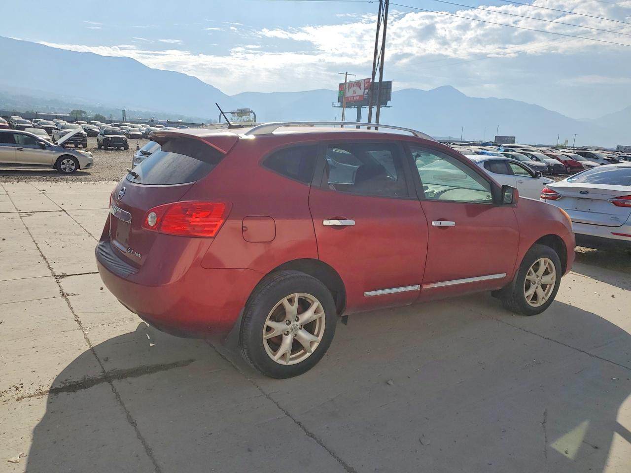 2011 Nissan Rogue S Burgundy vin: JN8AS5MV0BW260713