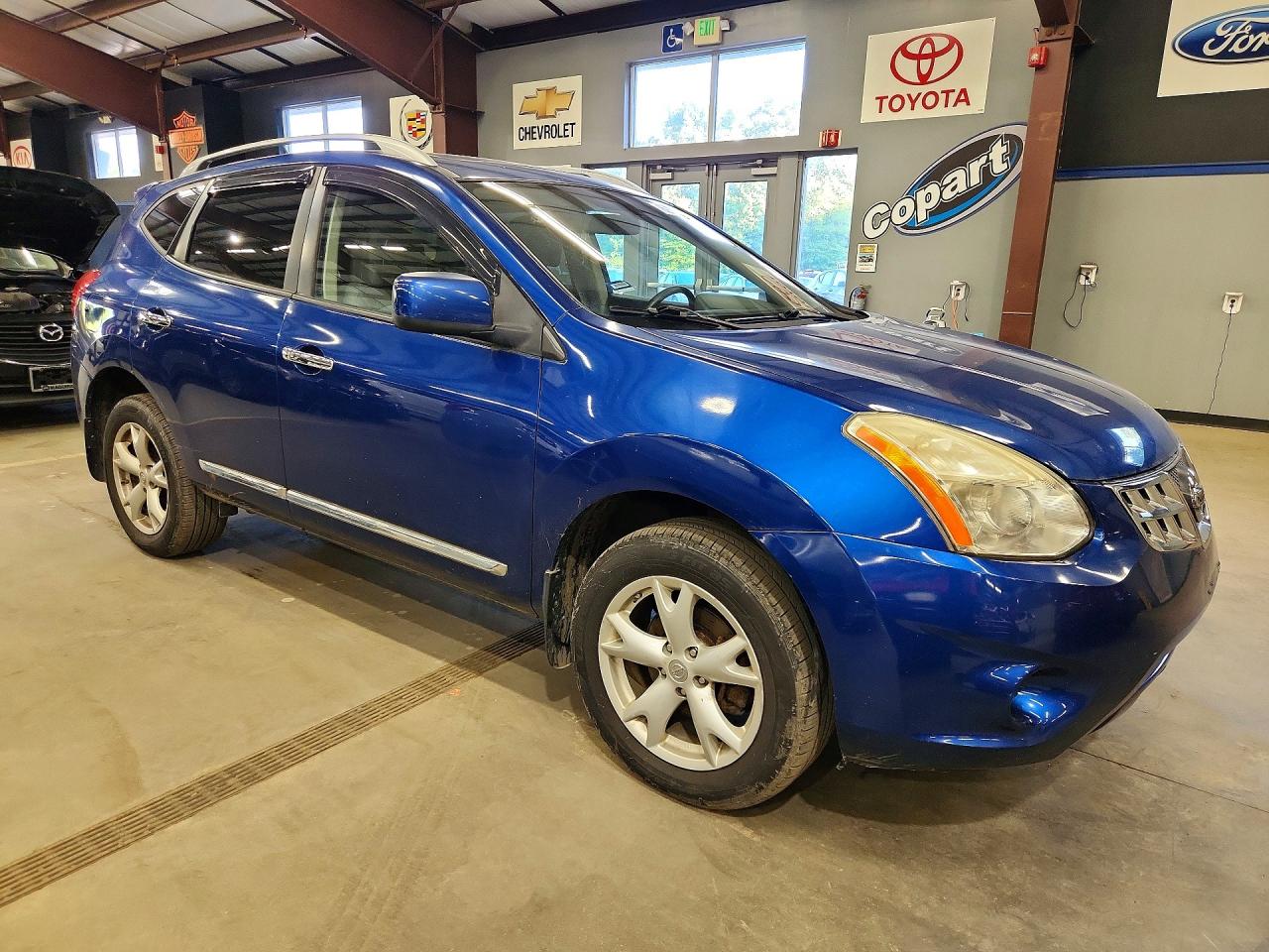 2011 Nissan Rogue S Blue vin: JN8AS5MV0BW262123