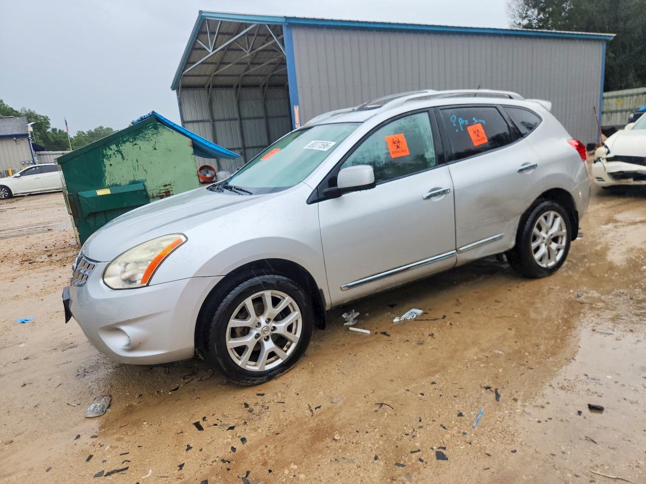 2011 Nissan Rogue S Серебряный vin: JN8AS5MV0BW262137