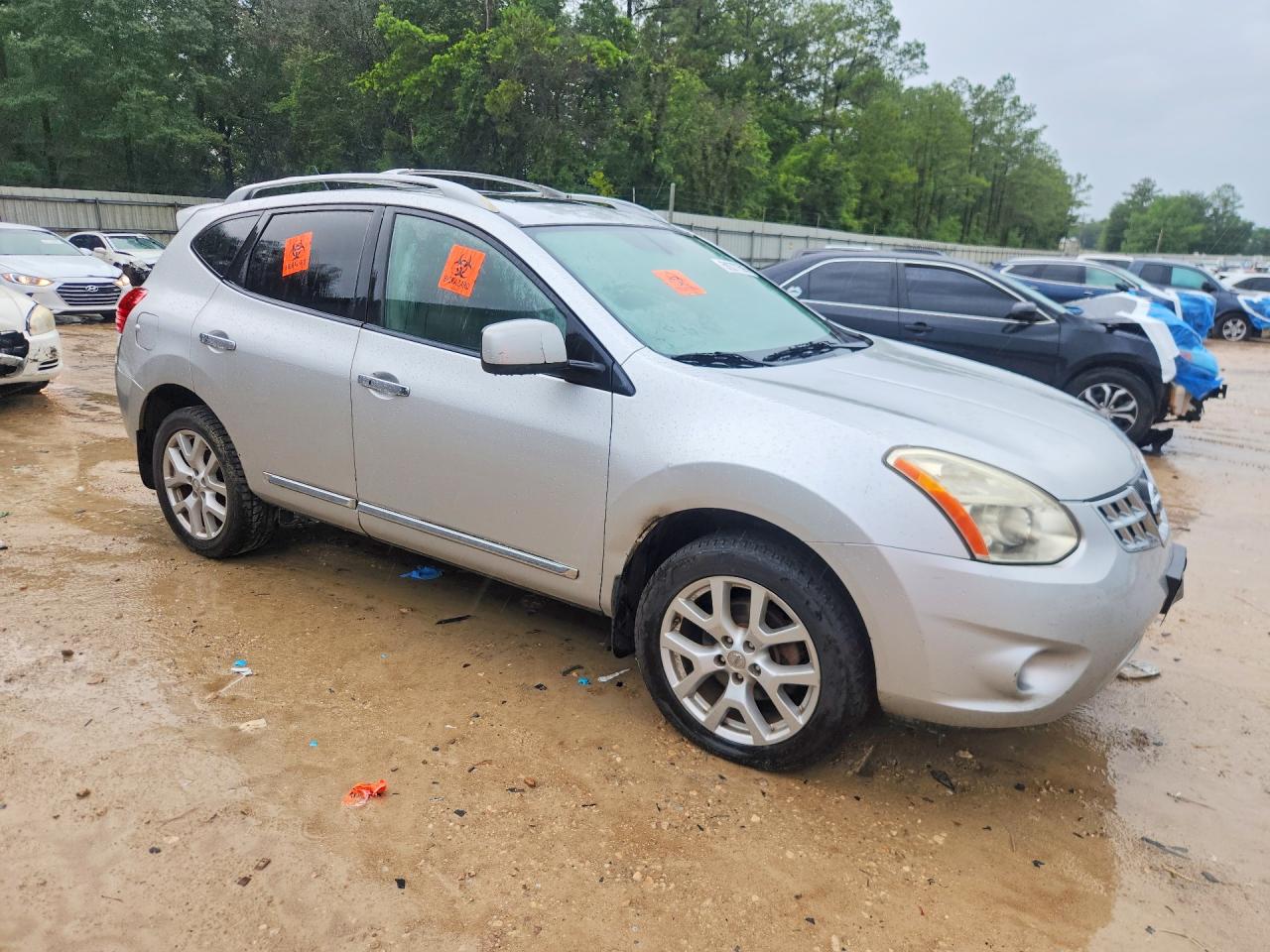 2011 Nissan Rogue S Серебряный vin: JN8AS5MV0BW262137