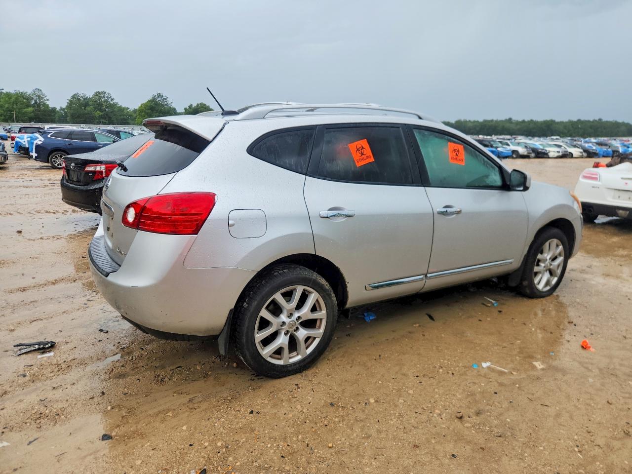2011 Nissan Rogue S Серебряный vin: JN8AS5MV0BW262137