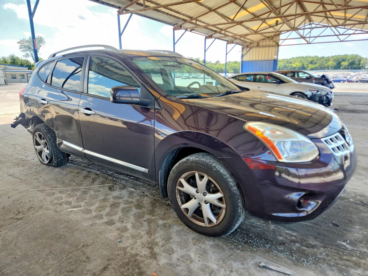2011 Nissan Rogue S Purple vin: JN8AS5MV0BW276166