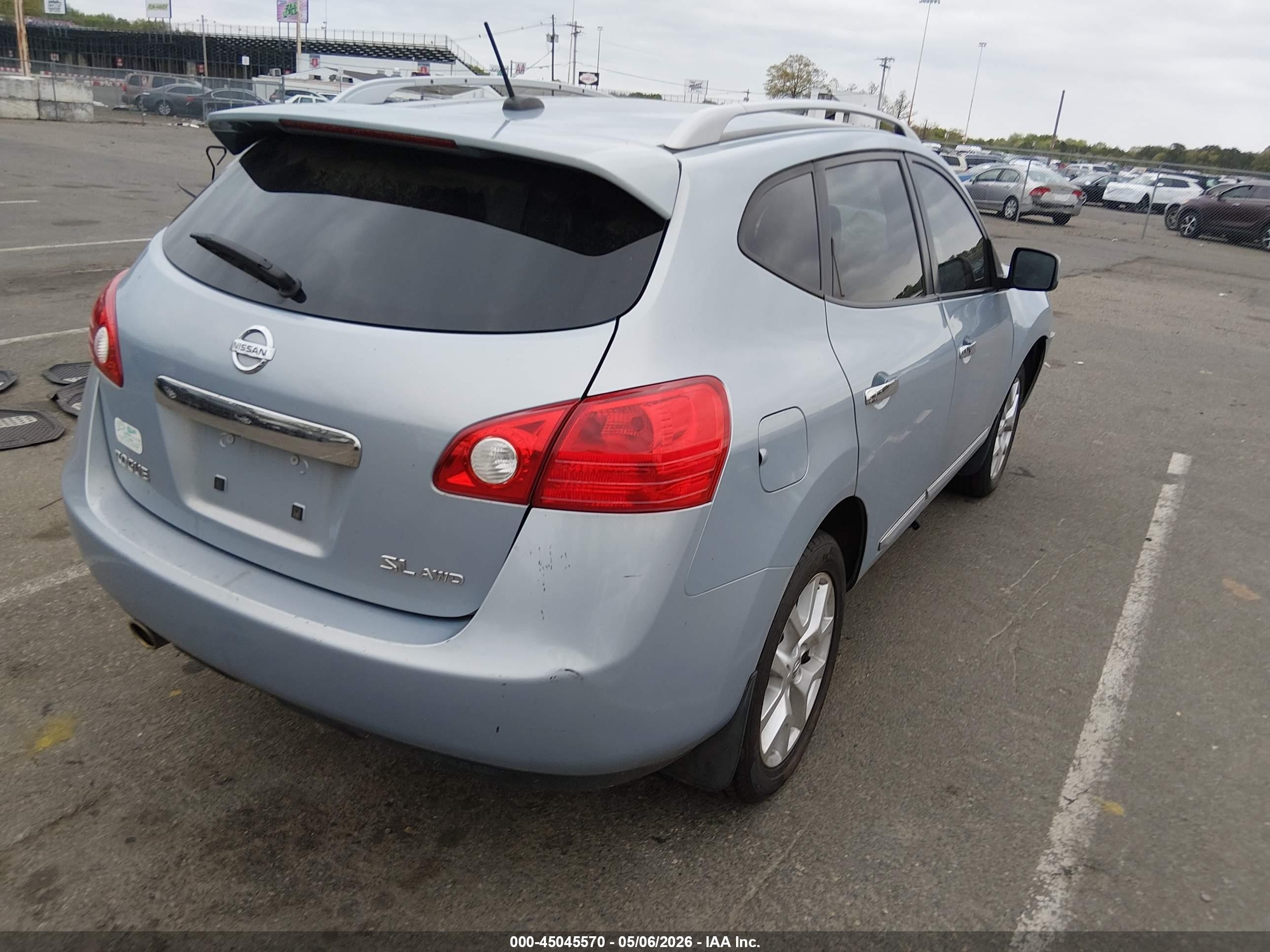 2011 Nissan Rogue Sv Blue vin: JN8AS5MV0BW279200