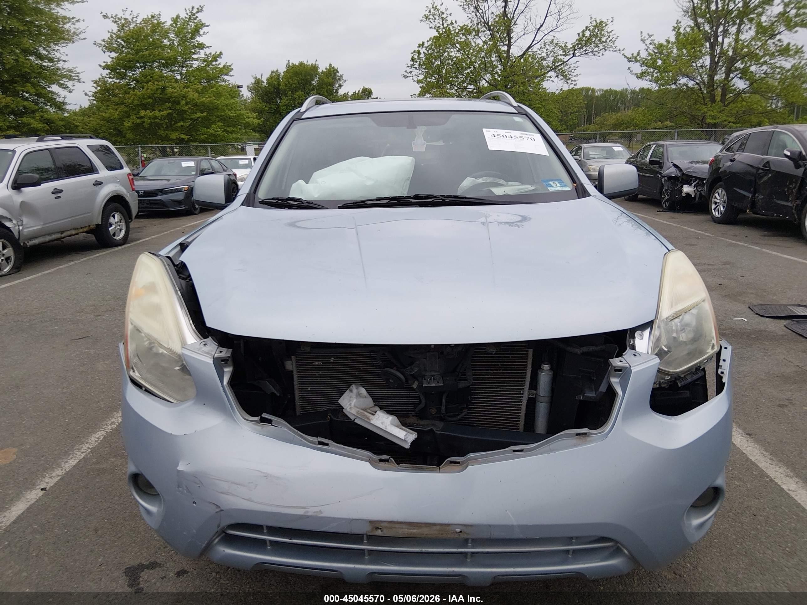 2011 Nissan Rogue Sv Blue vin: JN8AS5MV0BW279200