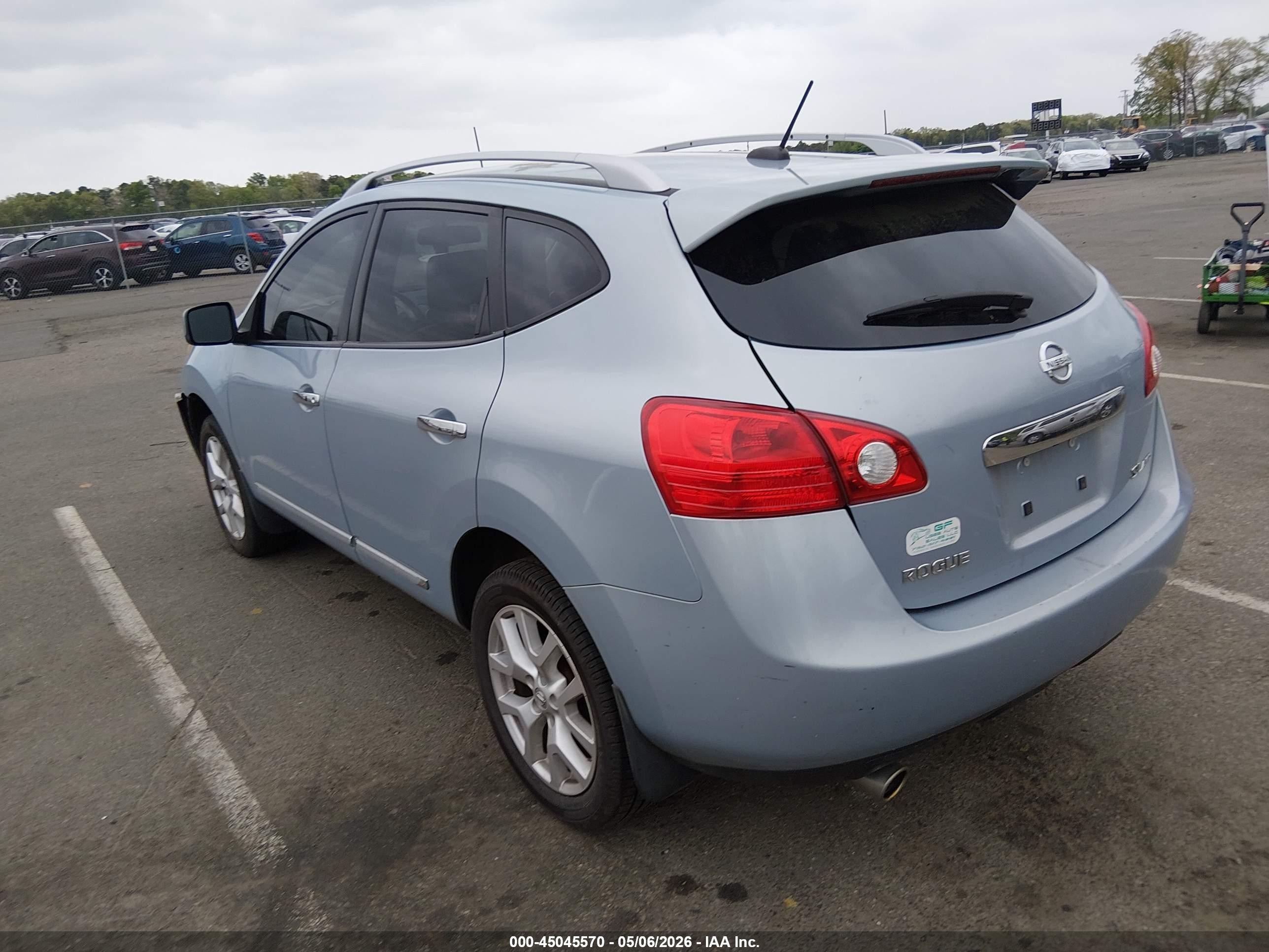2011 Nissan Rogue Sv Blue vin: JN8AS5MV0BW279200