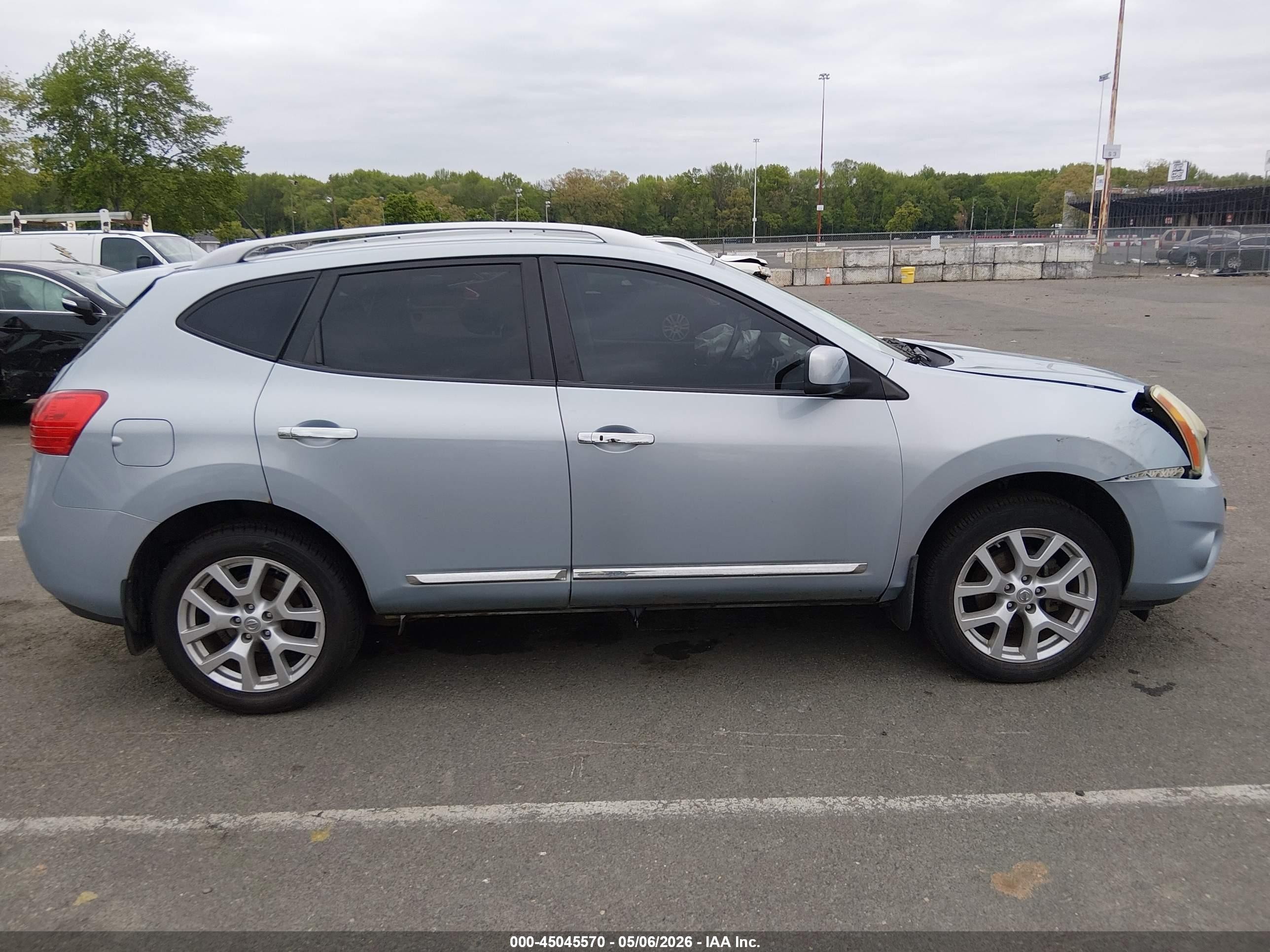 2011 Nissan Rogue Sv Blue vin: JN8AS5MV0BW279200