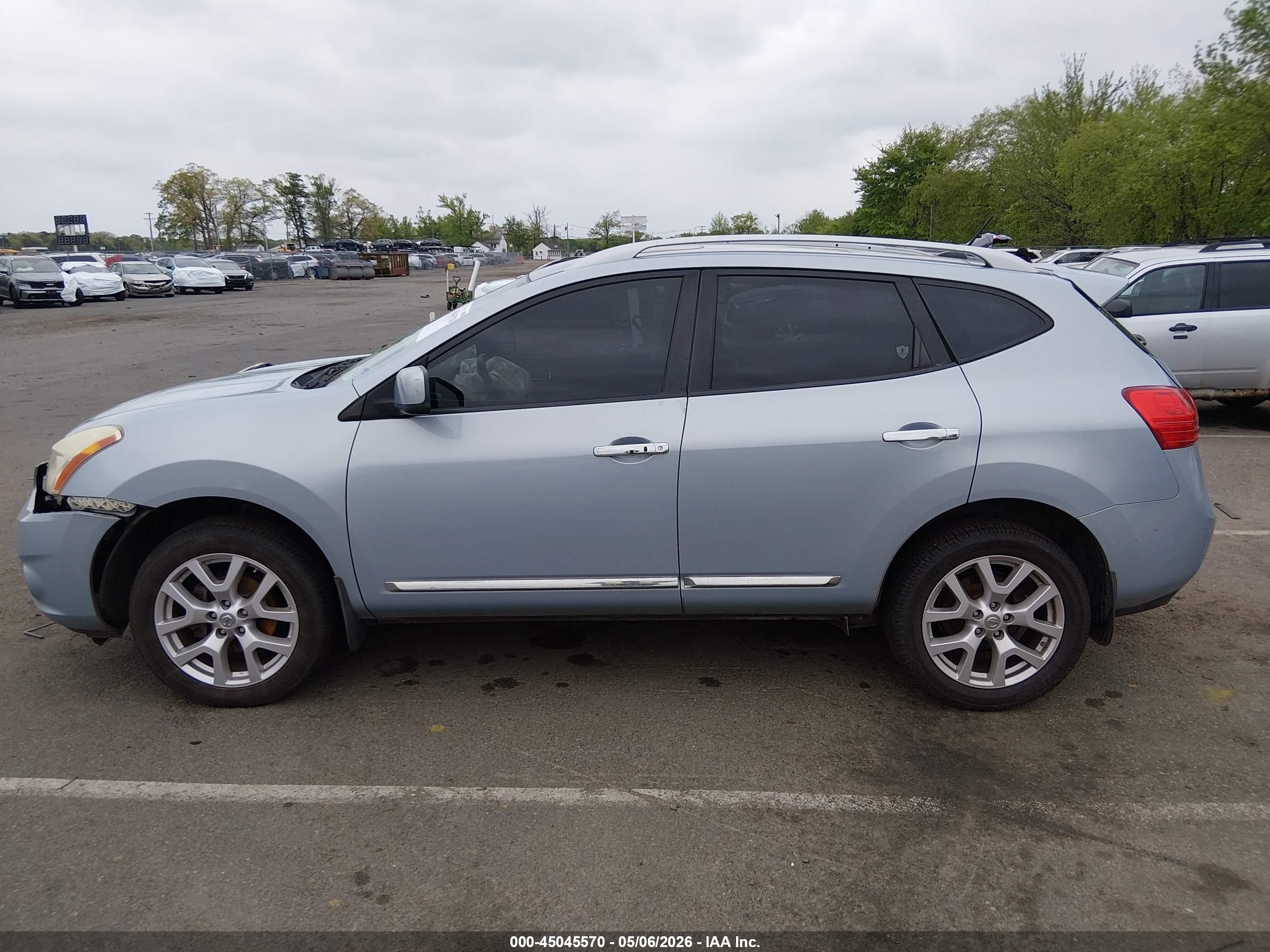 2011 Nissan Rogue Sv Blue vin: JN8AS5MV0BW279200