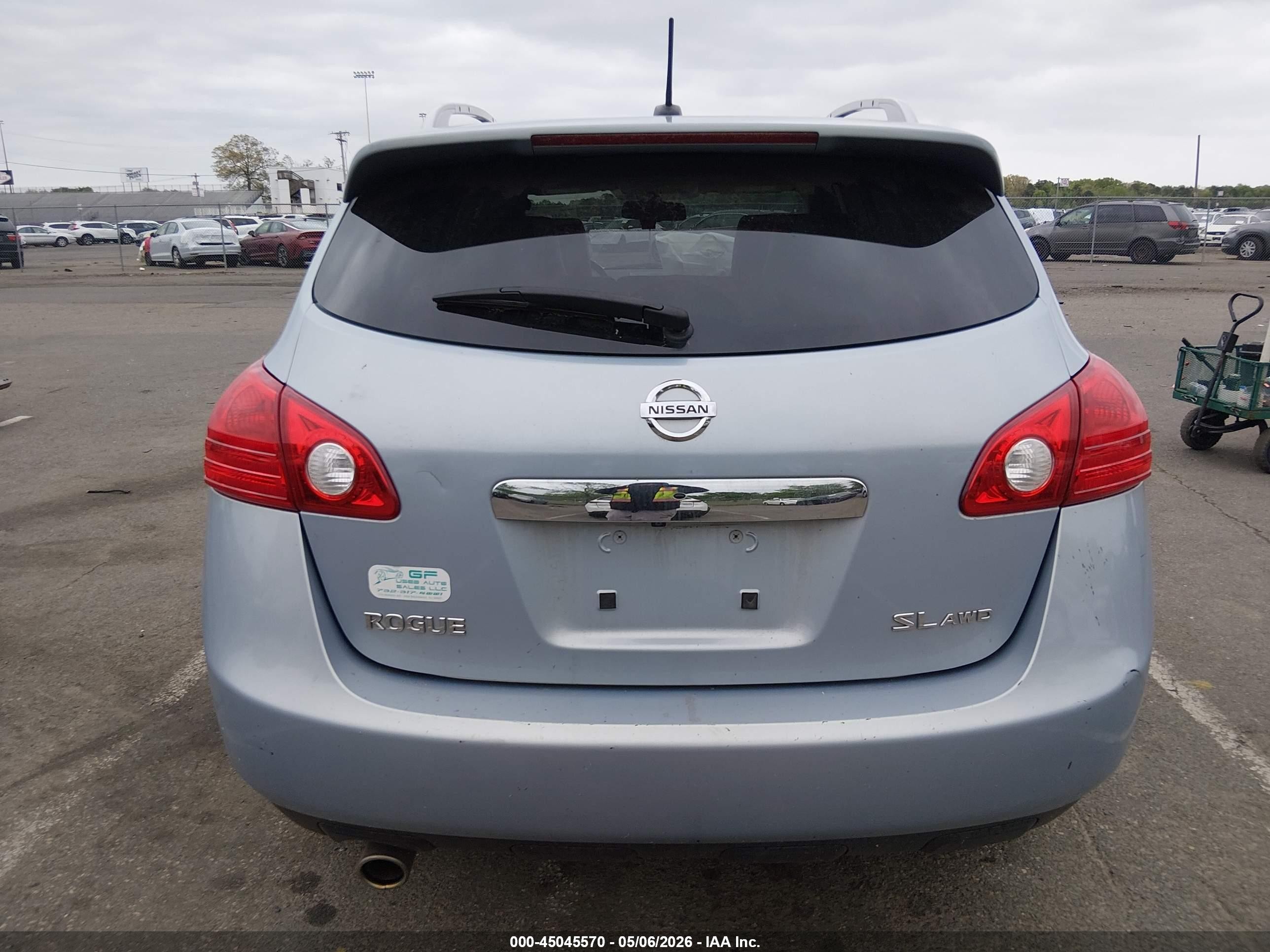 2011 Nissan Rogue Sv Blue vin: JN8AS5MV0BW279200