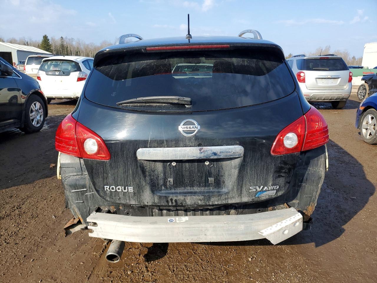 2011 Nissan Rogue S Black vin: JN8AS5MV0BW282470