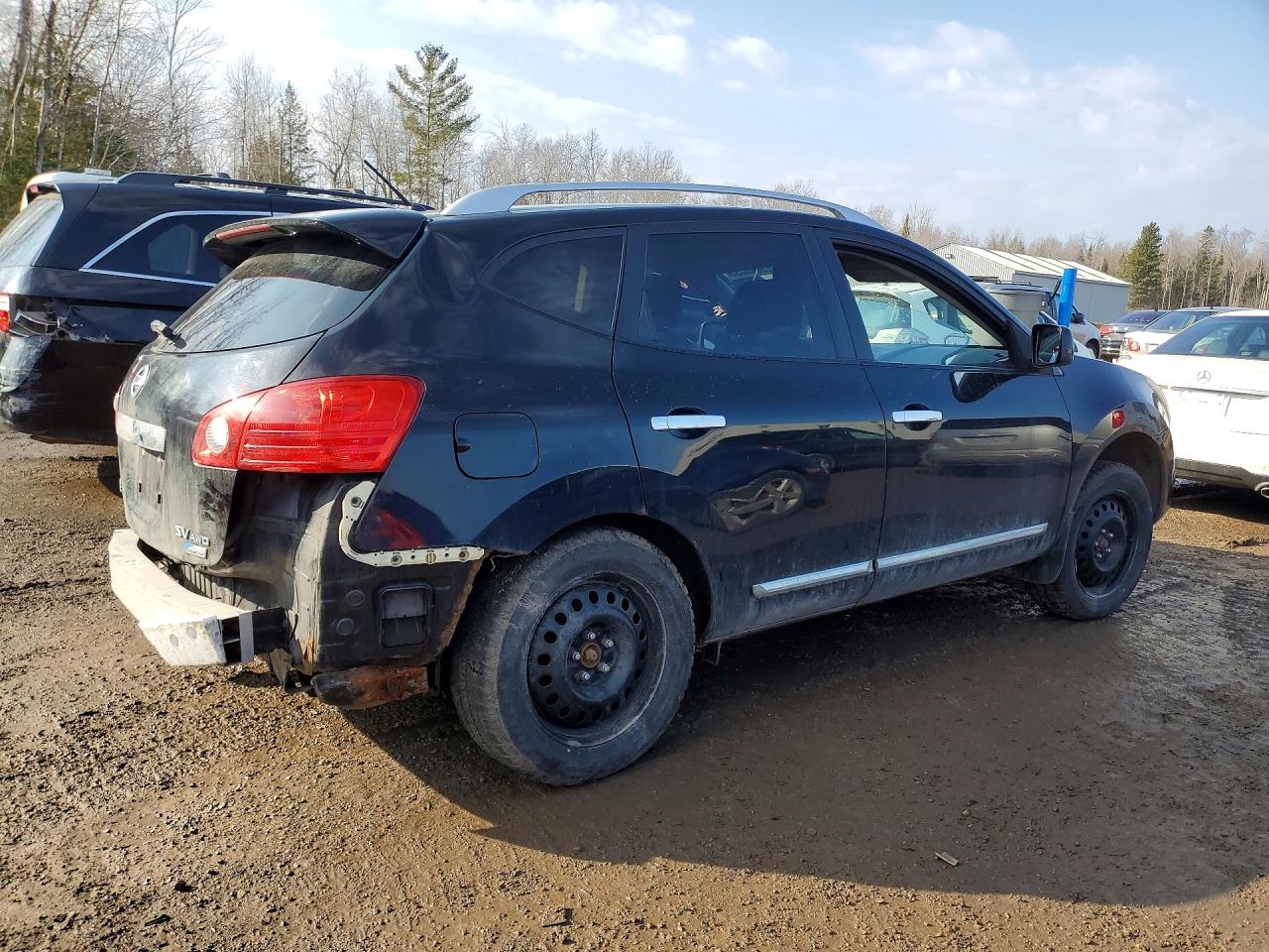 2011 Nissan Rogue S Black vin: JN8AS5MV0BW282470