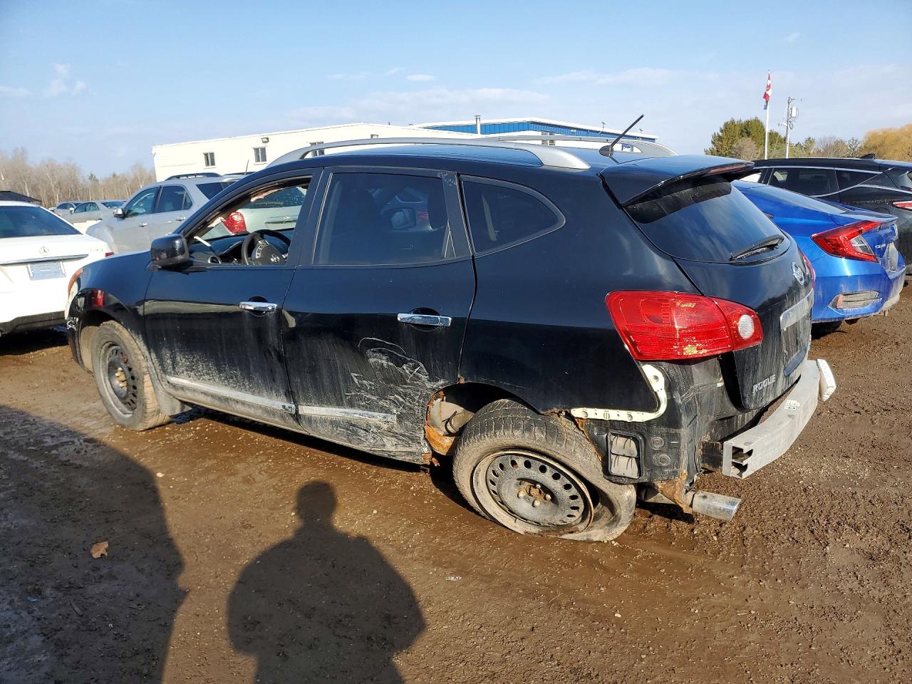 2011 Nissan Rogue S Black vin: JN8AS5MV0BW282470