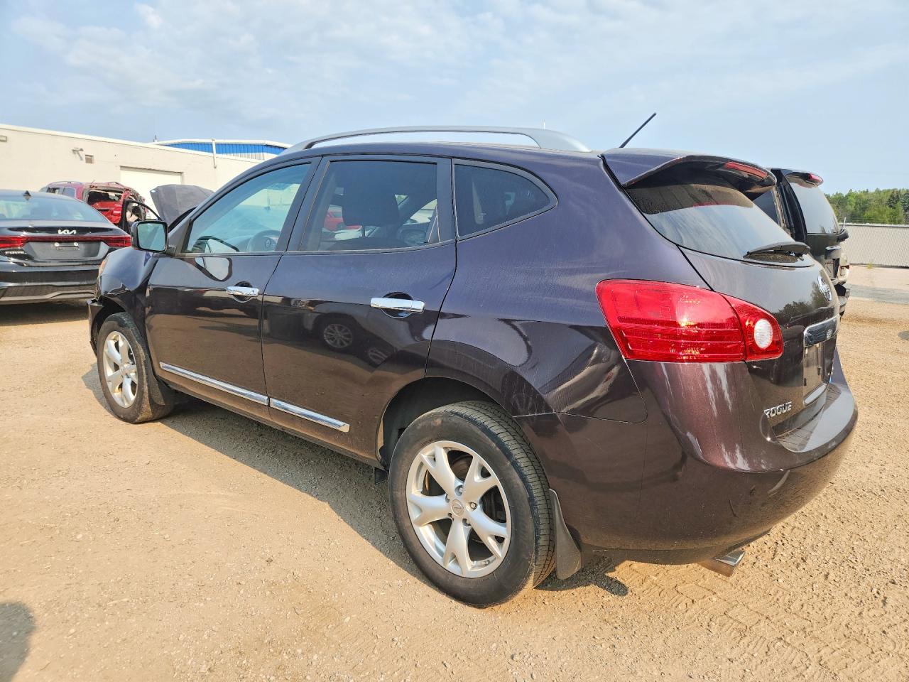 2011 Nissan Rogue S Бордовый vin: JN8AS5MV0BW286700