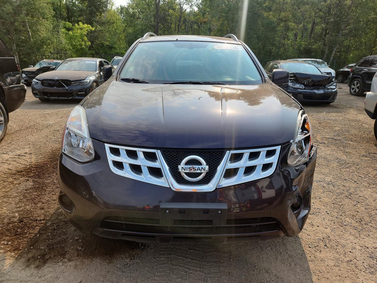 2011 Nissan Rogue S Бордовый vin: JN8AS5MV0BW286700