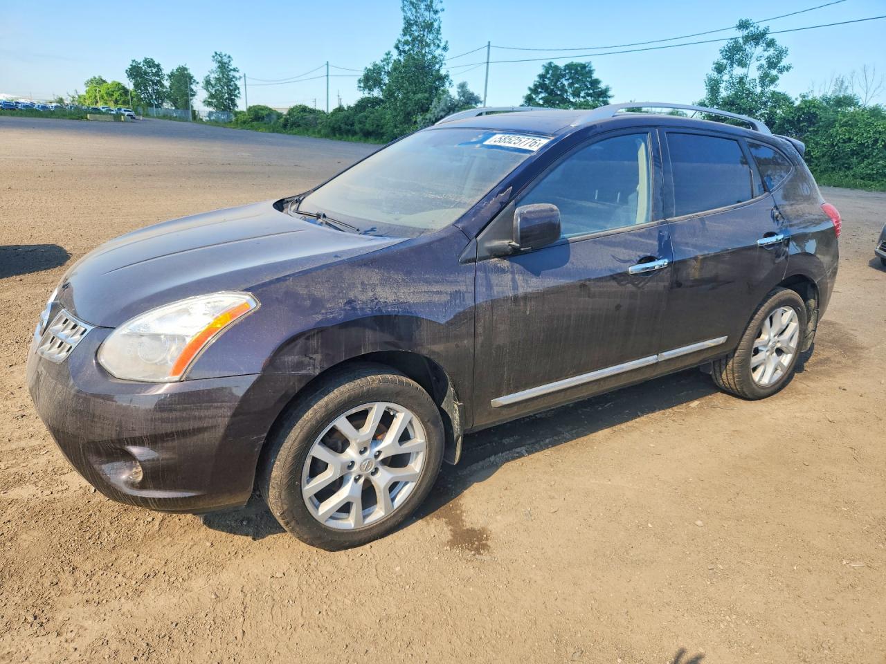 2011 Nissan Rogue S Burgundy vin: JN8AS5MV0BW294912