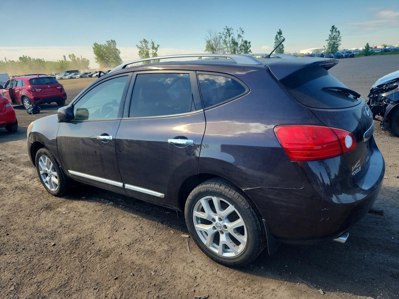 2011 Nissan Rogue S Burgundy vin: JN8AS5MV0BW294912