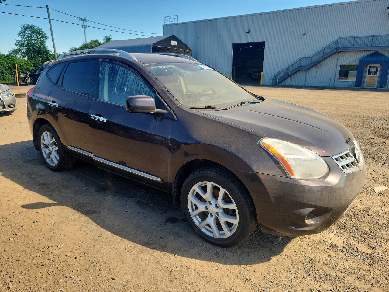 2011 Nissan Rogue S Burgundy vin: JN8AS5MV0BW294912