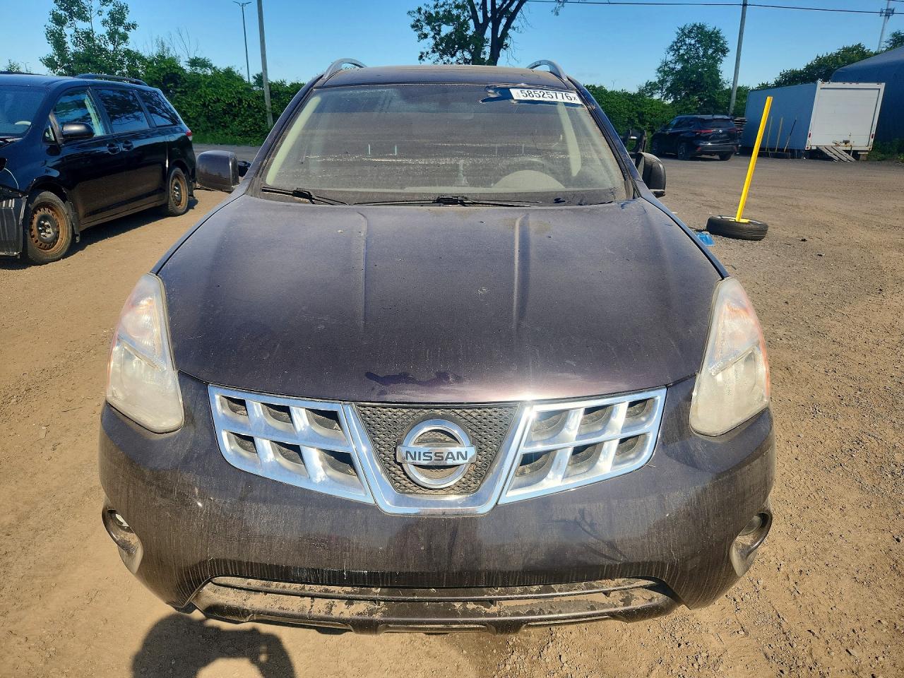 2011 Nissan Rogue S Burgundy vin: JN8AS5MV0BW294912