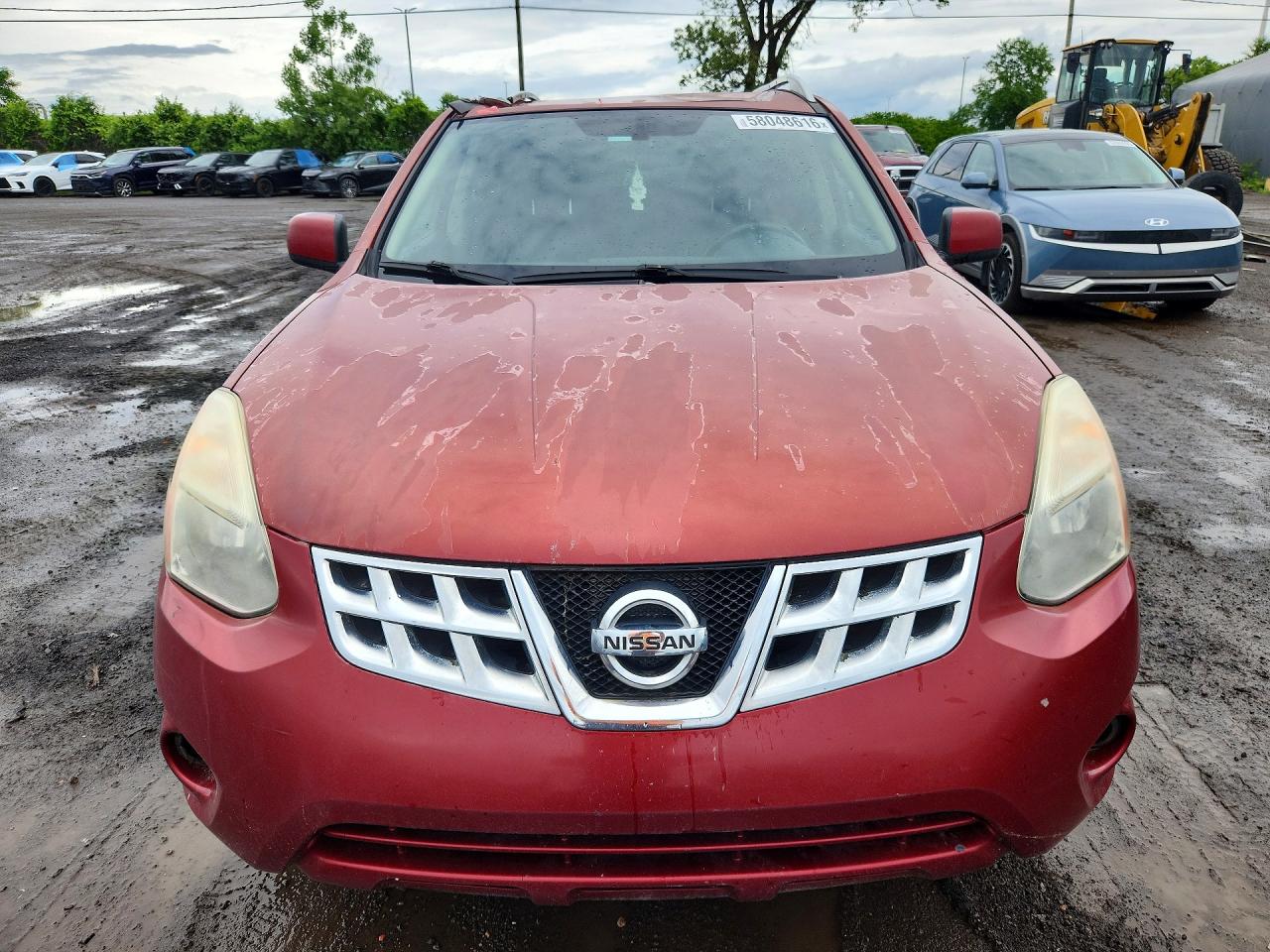 2011 Nissan Rogue S Burgundy vin: JN8AS5MV0BW296837
