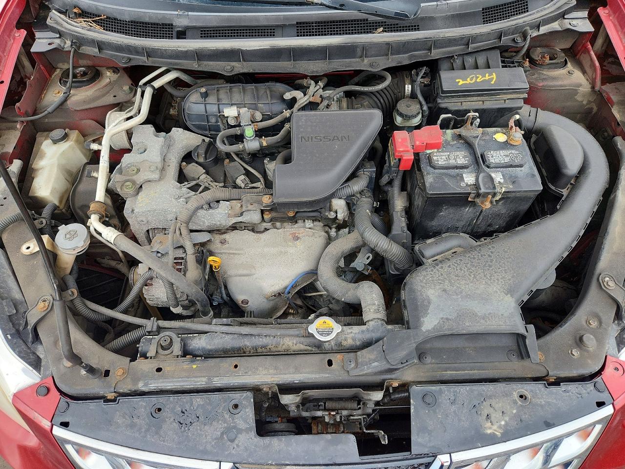 2011 Nissan Rogue S Burgundy vin: JN8AS5MV0BW296837