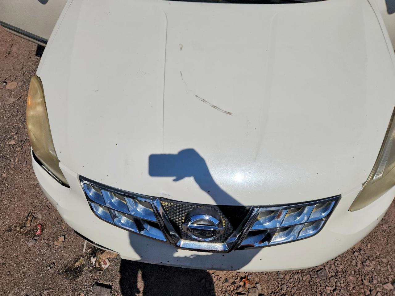 2011 Nissan Rogue S White vin: JN8AS5MV0BW297700