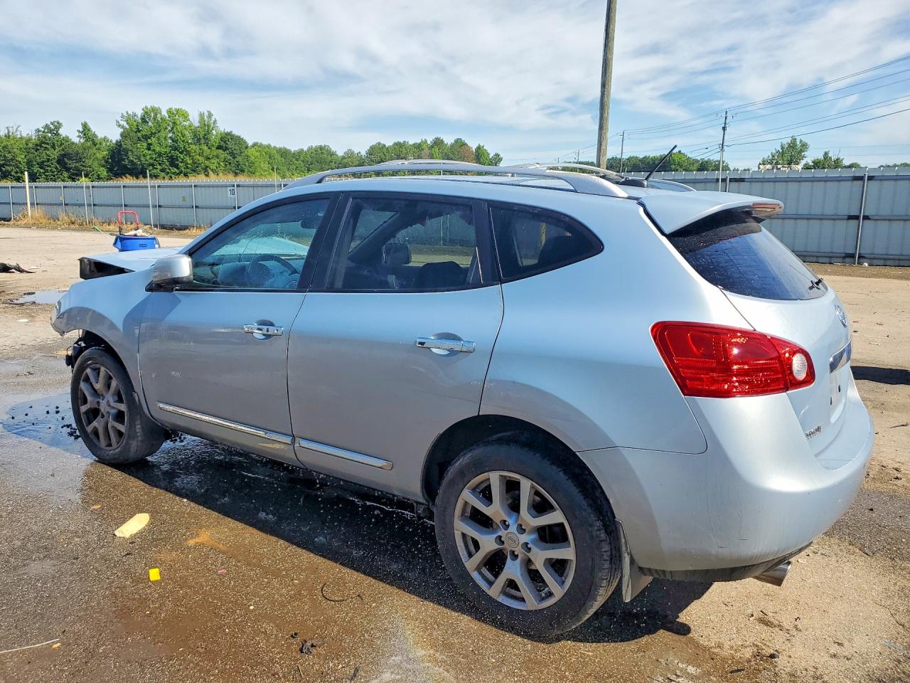 2011 Nissan Rogue S Синий vin: JN8AS5MV0BW298264