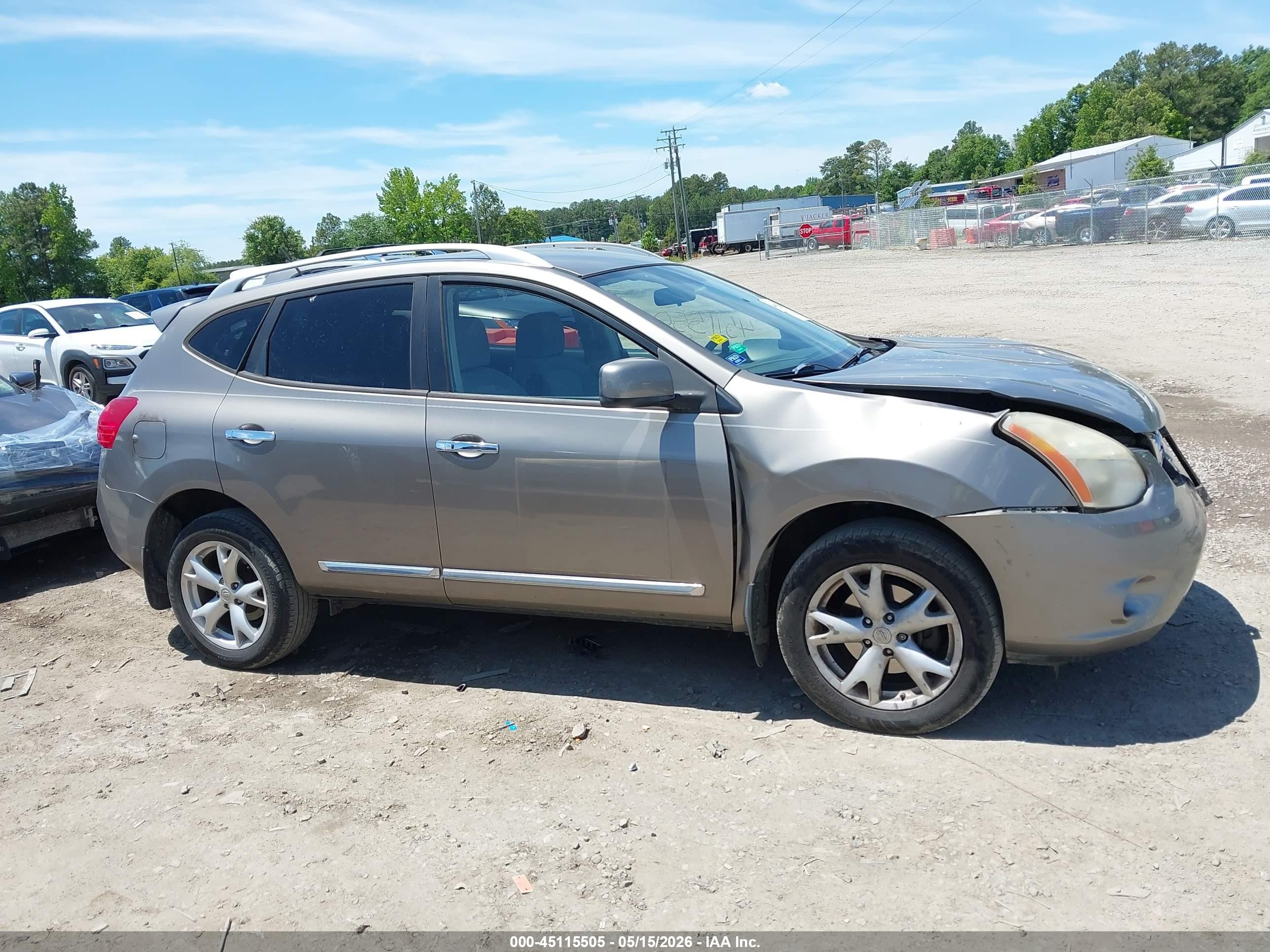2011 Nissan Rogue Sv Brown vin: JN8AS5MV0BW302913